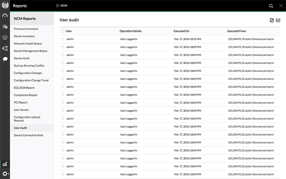 Gebruikersactiviteit traceren