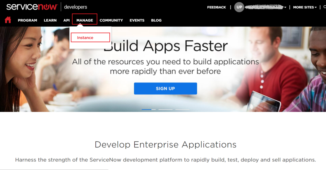 Aanmelden in ServiceNow met beheerdersreferenties
